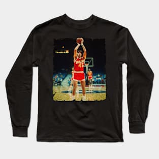 Rudy Tomjanovich in Houston Rockets Long Sleeve T-Shirt